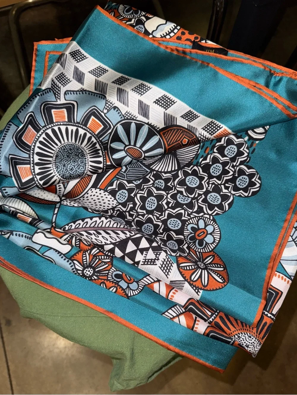 Jim Thompson Botanical Print Silk Scarf